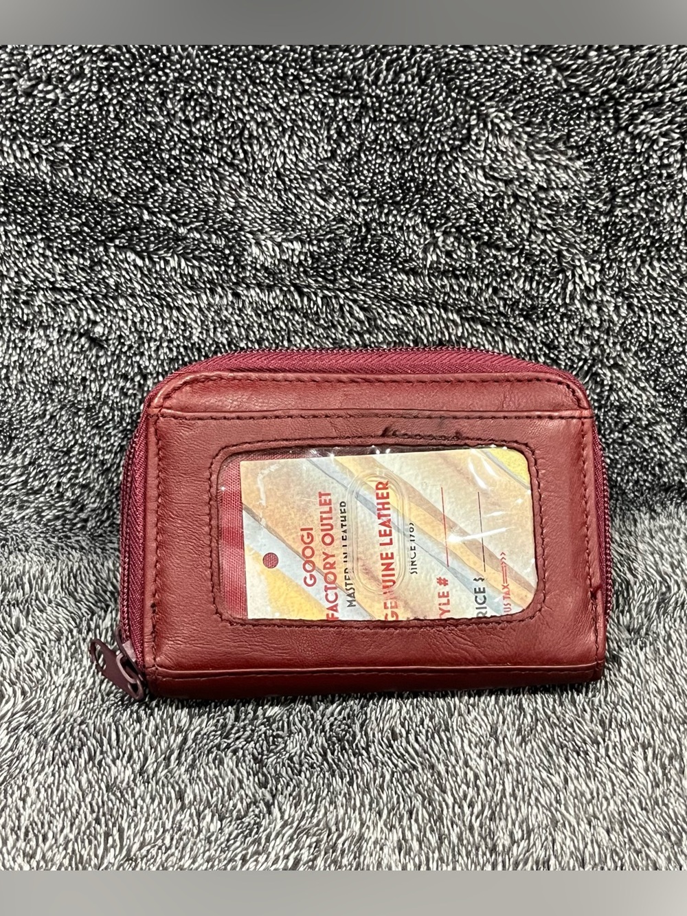 GOOGI Genuine Leather Card Holder Wallet